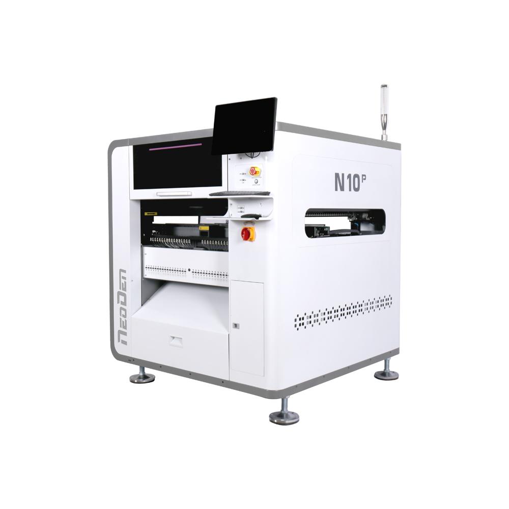 2024 New SMT Pick and Place Machine Chip Mounter NeoDen N10P-Automatic 39 hole nozzle change station+Backup support pins